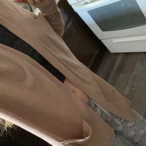 Tan cardigan
